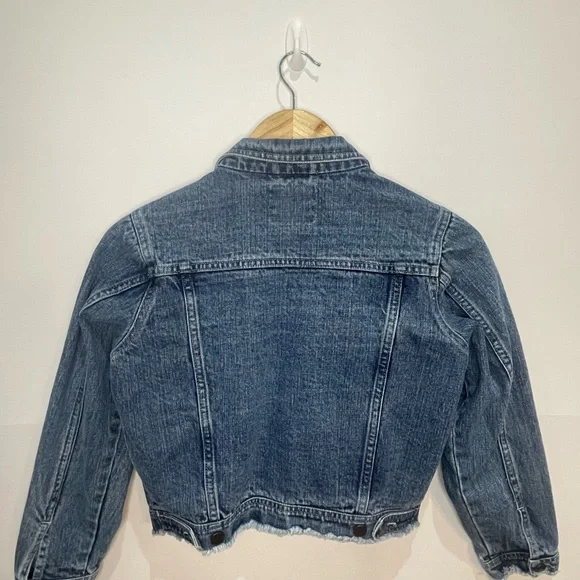 Free People People Denim Collection Distressed Denim Jacket - Picture 2 of 8